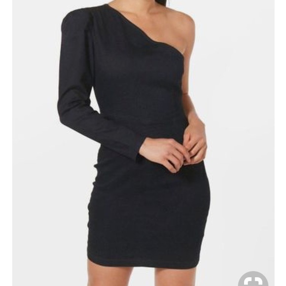 dillards one shoulder dress